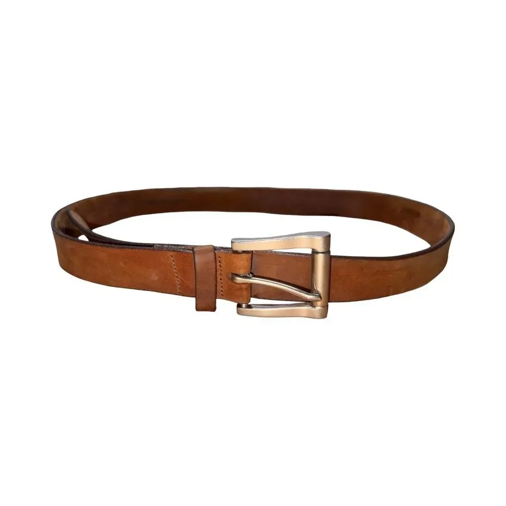 L.L. Bean Brown Genuine Full Grain Leather Belt      Size: 36
